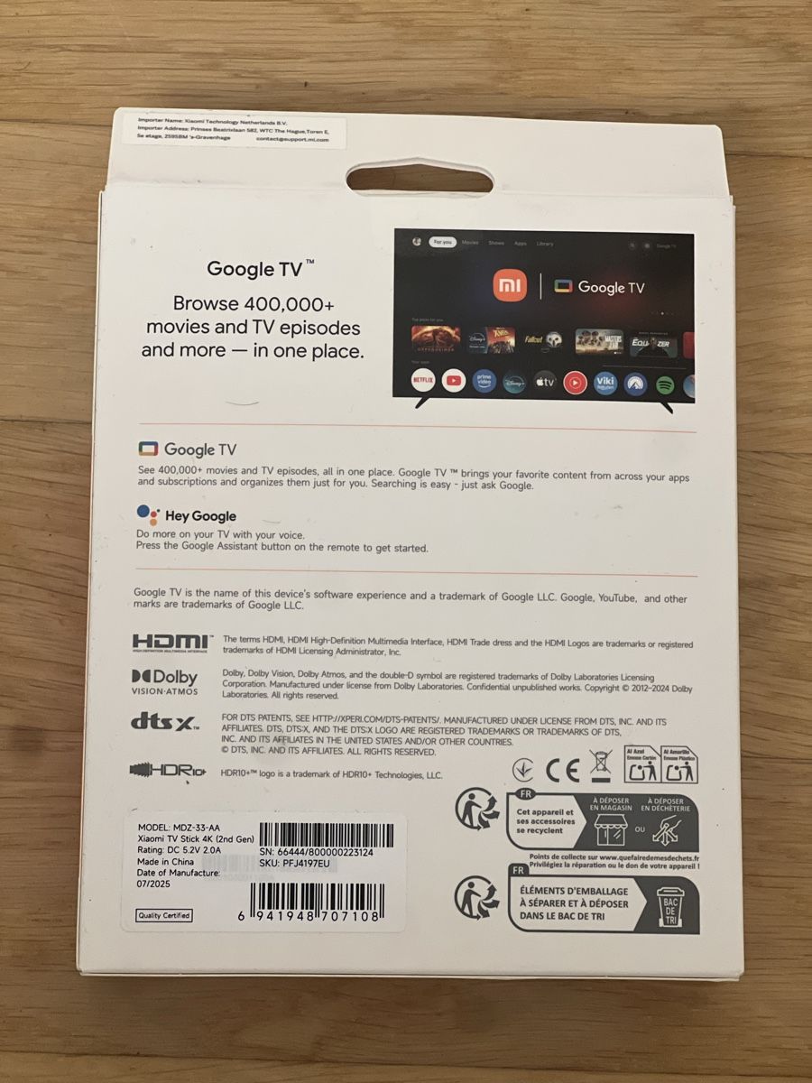 Xiaomi Sistemi audio & multimediali: Xiaomi TV Stick 4K 2nd Gen neu – Nuovo (secondo la descrizione) da Ebikon venduto da Chicago44 1