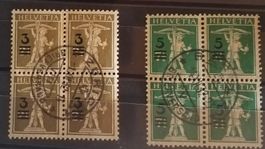 3999) 180, 181 Aufbrauchsausgabe im 4-Block ⊙ Kt. 120.-