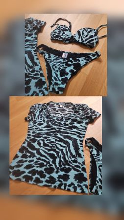Bikini und T-shirt Blumarine