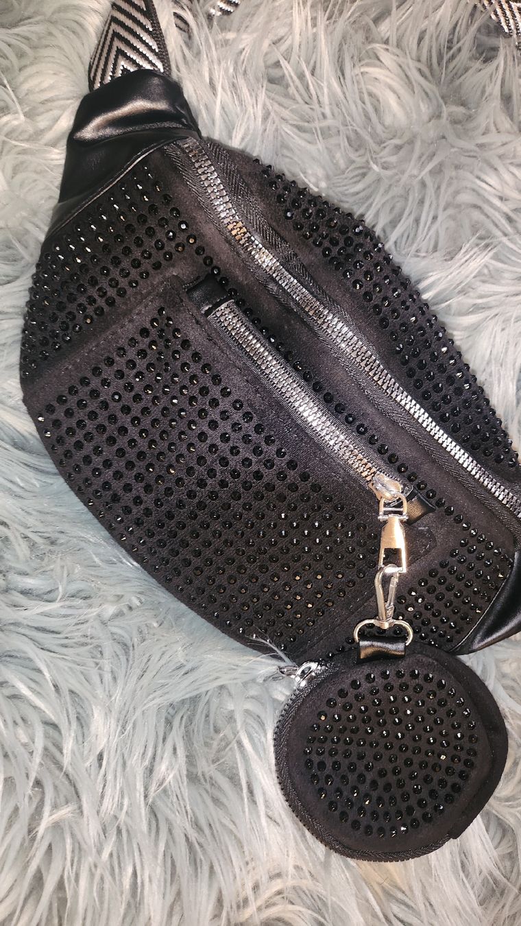 Borse da donna: Glamouröse Bauchtasche, schwarz, NEU – Nuovo e nell'imballaggio originale da Kreuzlingen venduto da Kissriri 2