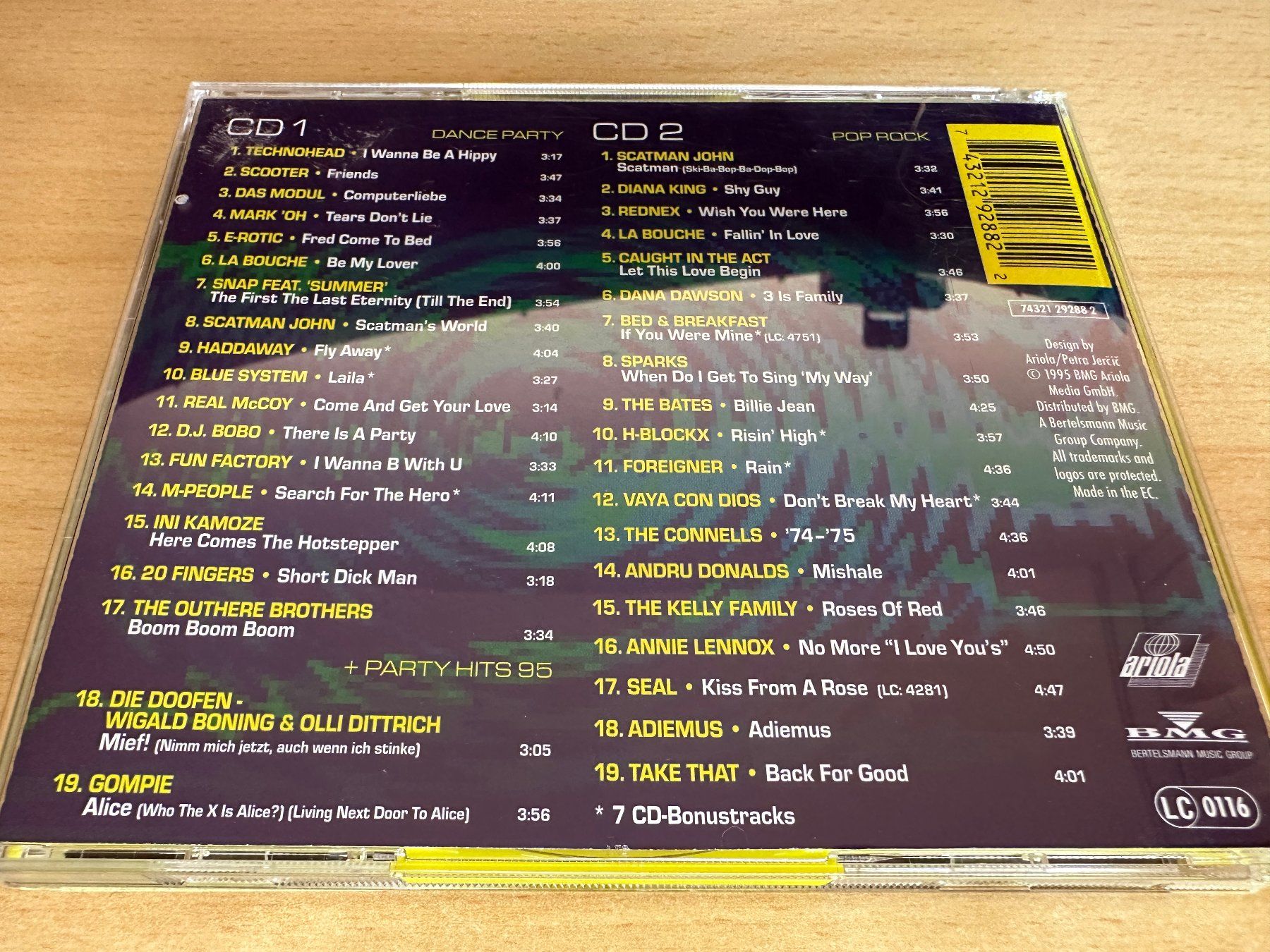 CD: Various – Internationale Hits 95 - 2 CD – Usato da Rikon im Tösstal venduto da Alpenmutz 1