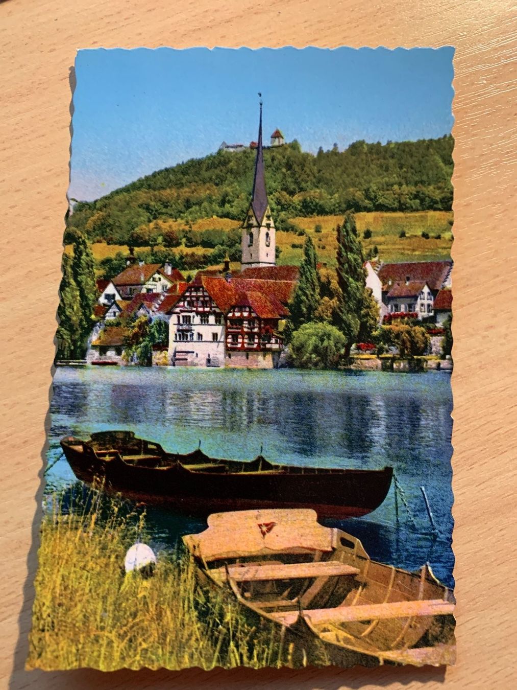 Cartoline postali: ANSICHTSKARTE STEIN AM RHEIN MIT SCHLOSS********** – Usato da Ibach venduto da lisch3
