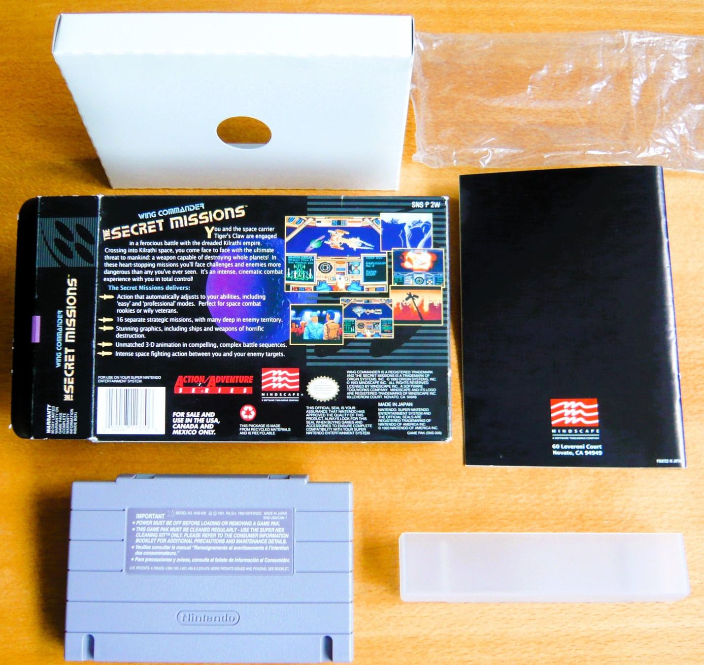 Nintendo Giochi: SNES:  Wing Commander, the Secret Mission – Usato da Onex venduto da Jaguar1986 5