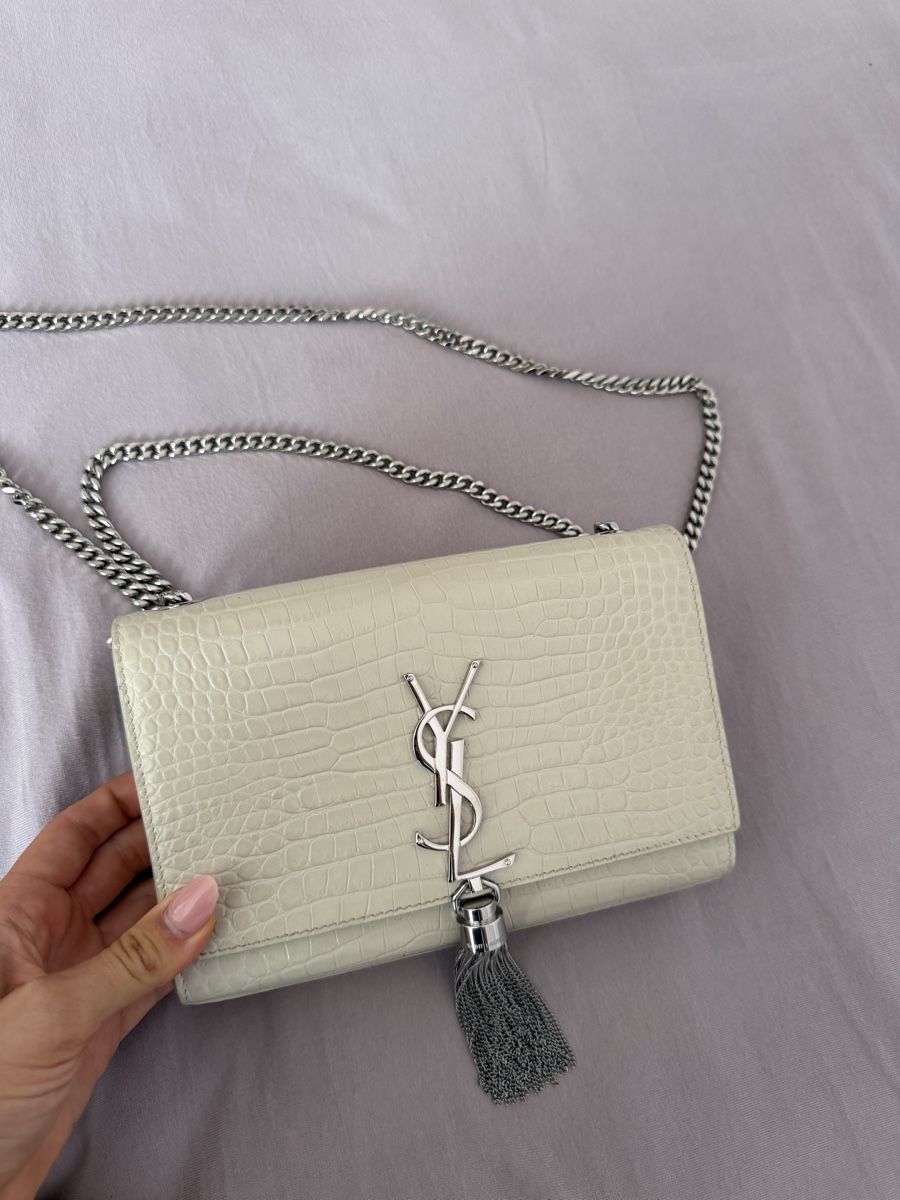 Saint Laurent Borse da donna: Saint Laurent Tasel bag  Kroko – Usato da Läufelfingen venduto da kiaverann 3
