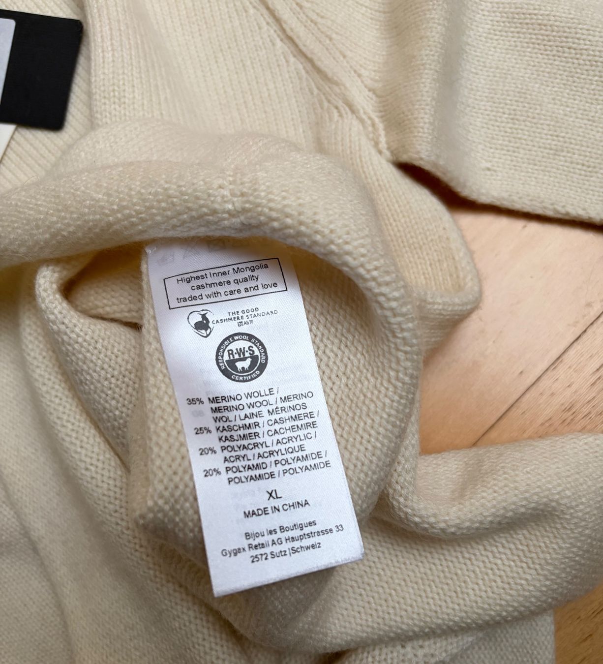 Maglioni & Felpe: Syndicate Wolle / Kaschmir Pullover Gr.XL – Nuovo e nell'imballaggio originale da Unterägeri venduto da Jutka_04 4