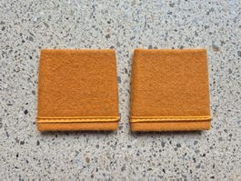 Gradabzeichen Patten Set Leutnant Militärpolizei