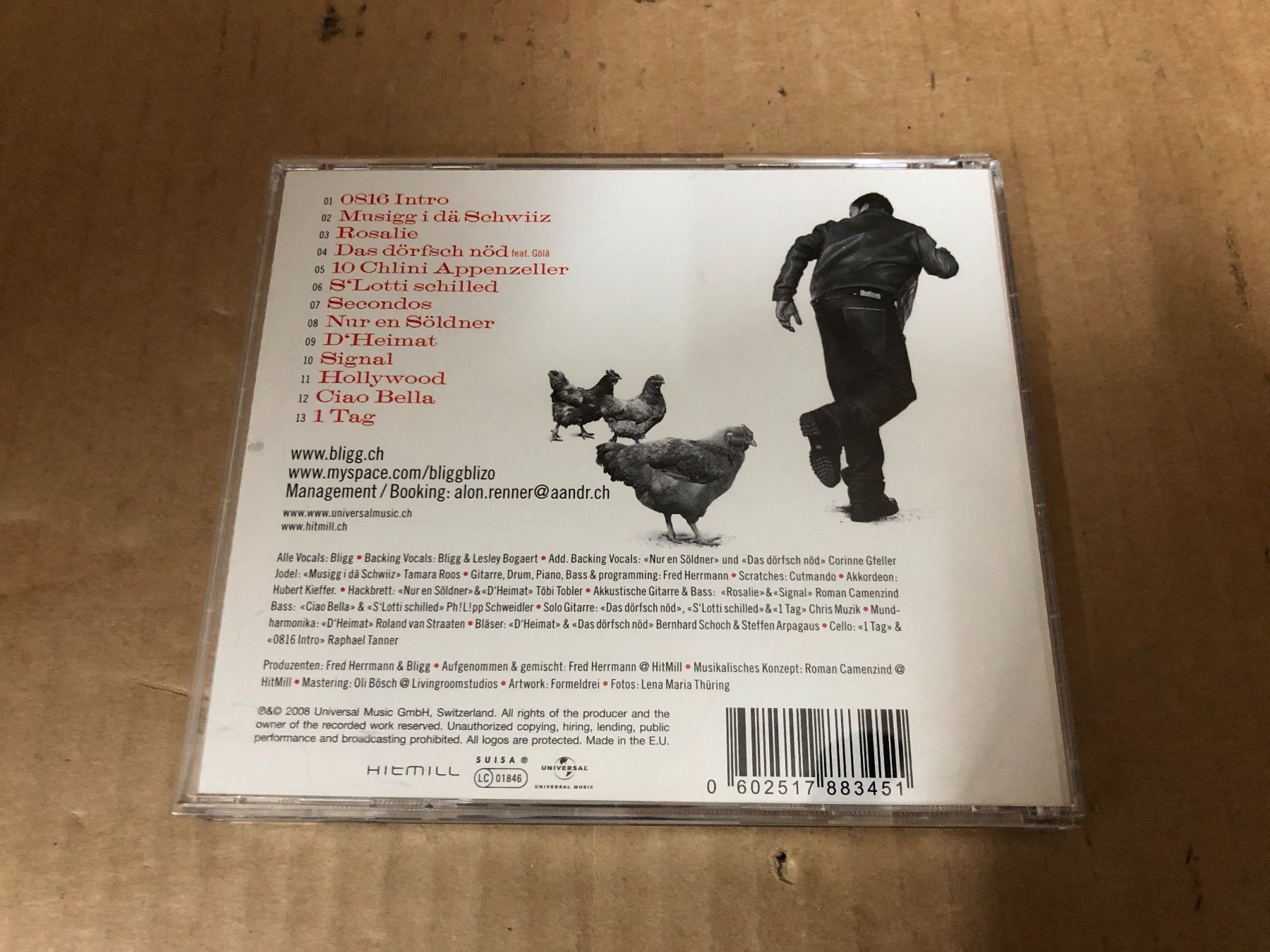CD: Bligg - 0816 CD – Usato da Eschlikon TG venduto da ArtRec 3