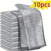 10x Nano Schwammtücher Wiederverwendbar Spültuch Küche Haush