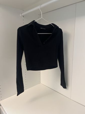 Zara Crop Top Langarm 