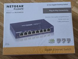 Neu: NETGEAR GS108 8-Port Gigabit Switch
