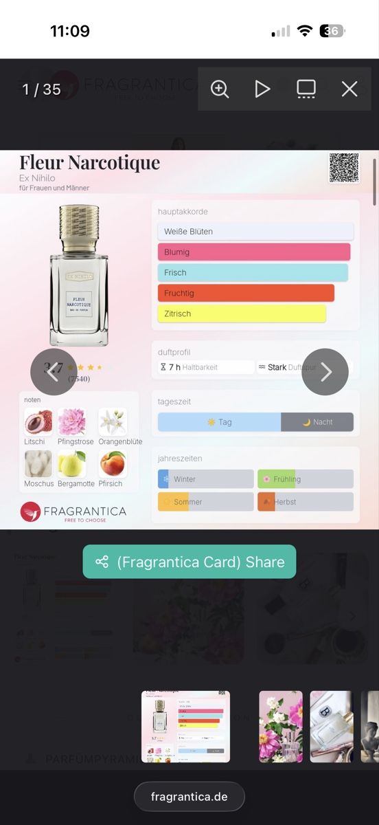 Parfums & Eau de Toilette: Ex Nihilo Fleur Narcotique, 2 ml – D'occasion à Sursee par nri_sbv9 2
