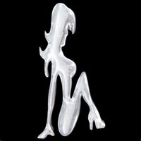 💋Verführerische Silhouette: 3D Sticker Auto & Wohnraum!💄💫