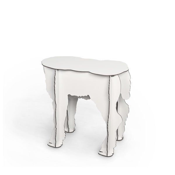 Tavoli: Ibride  Beistelltisch / Hocker  Scotty – Nuovo e nell'imballaggio originale da Salez venduto da EMERCARO 2