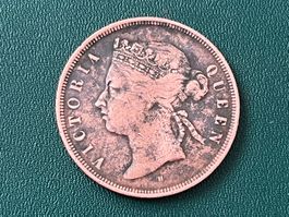 Straits Settlements 1 Cent 1874 münze