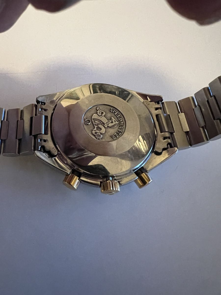 Omega Orologi: Omega Speedmaster Automatic Stahl/Gold Herrenuhr! – Usato da Basel venduto da Valjoux9 6