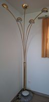 Stehlampe Bogenlampe 5 Arme Messing