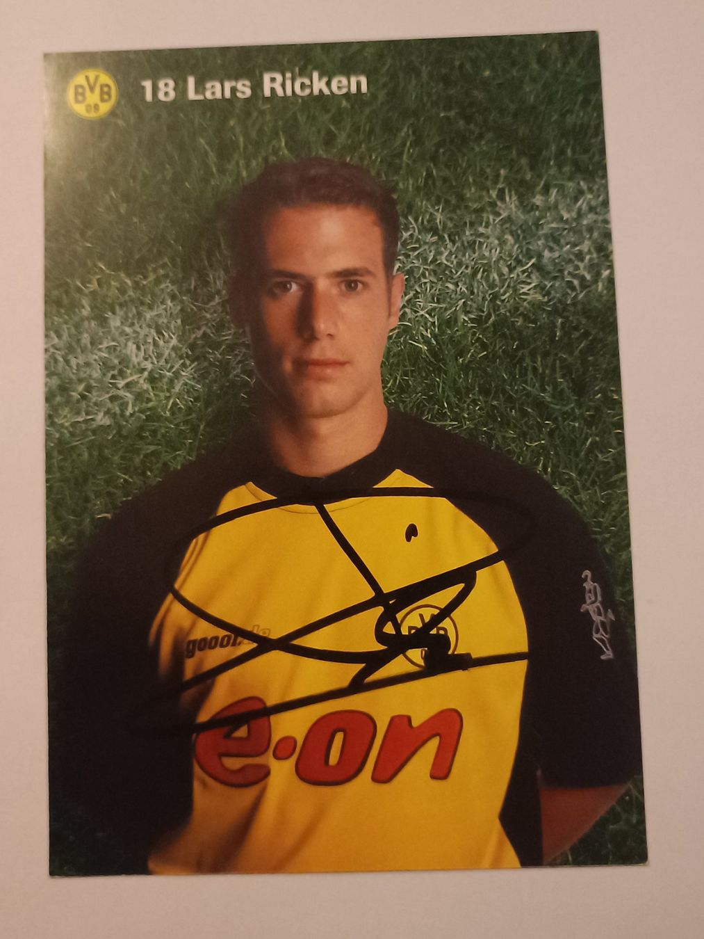 Autografi: Lars Ricken - Borussia Dortmund  Handsigniert – Usato da Menziken venduto da Artographs