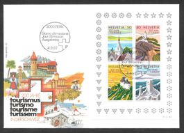 FDC Sonderblock 757x ET Bern 4.9.1987 schön illustriert
