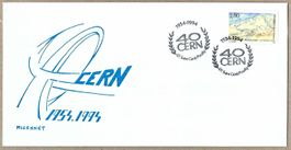 40 ans du CERN : 3 Enveloppes commémoratives