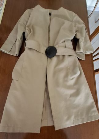 Zara Woman Beige Mantel, Grösse XS, wie neu, Frühling