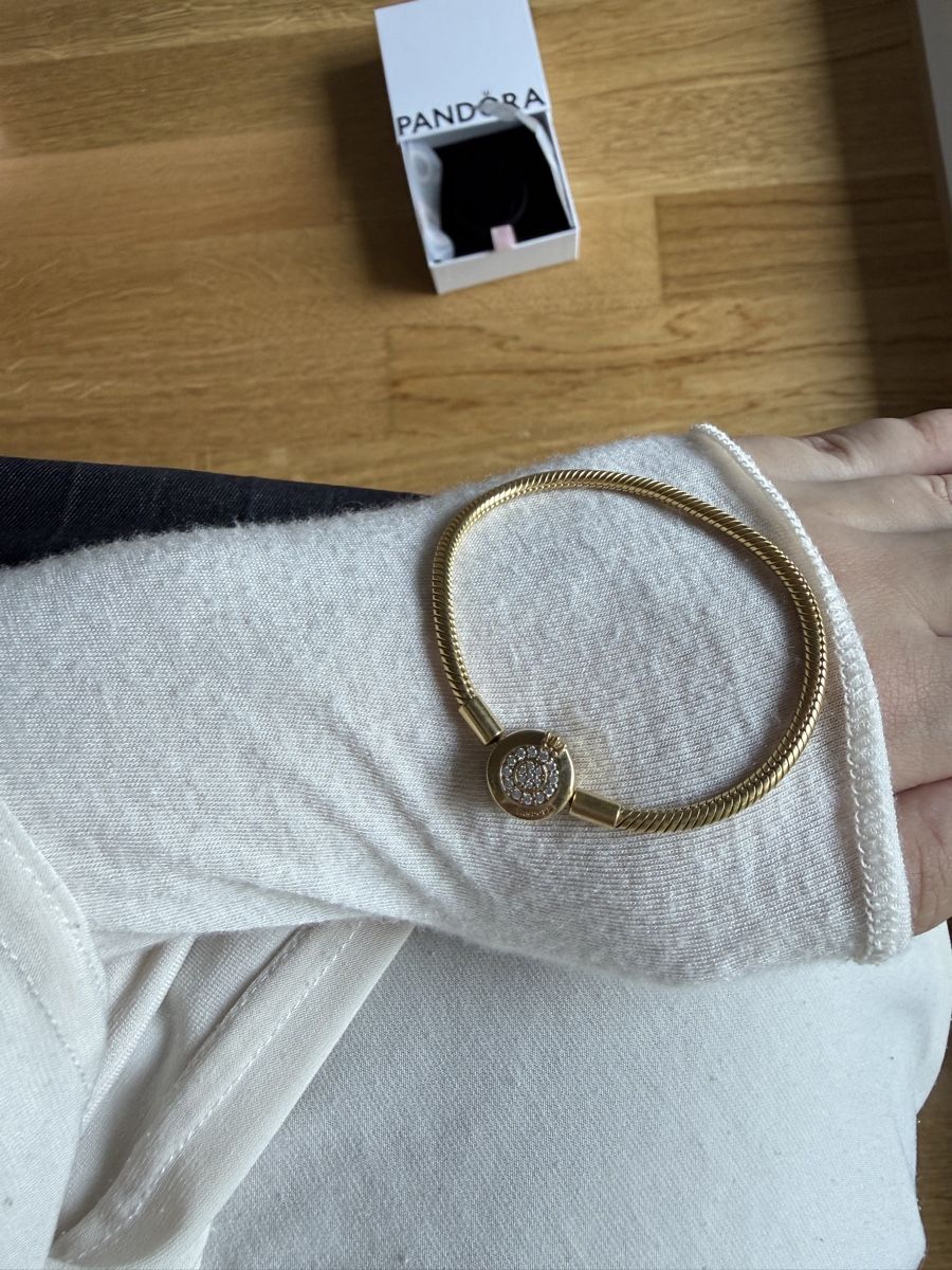 Pandora Bracciali & Braccialetti: Pandora Charm Armband Gold – Usato da  venduto da  2