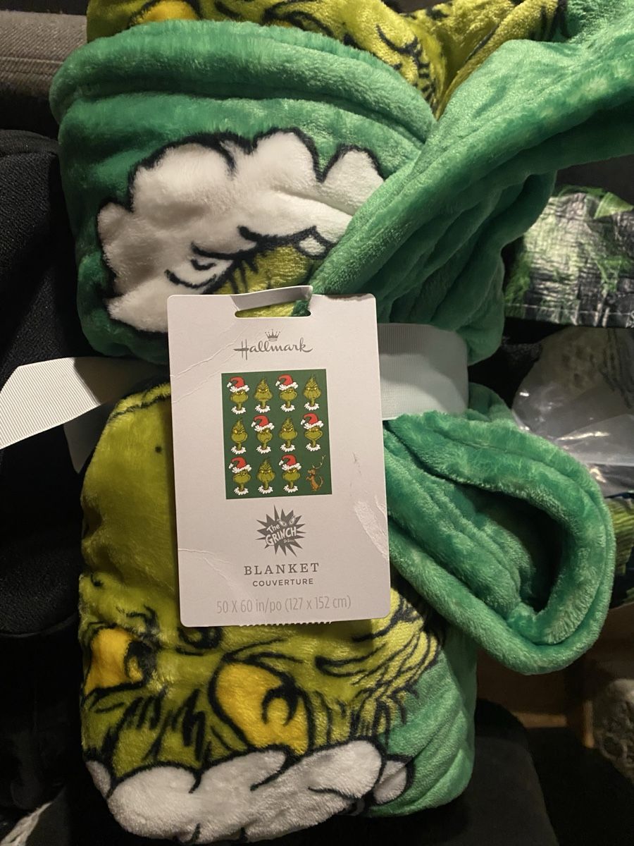Decken: Hallmark Dr. Seuss The Grinch Throw Blanket – Neu und originalverpackt aus Buttikon SZ von Maxwelltime 1