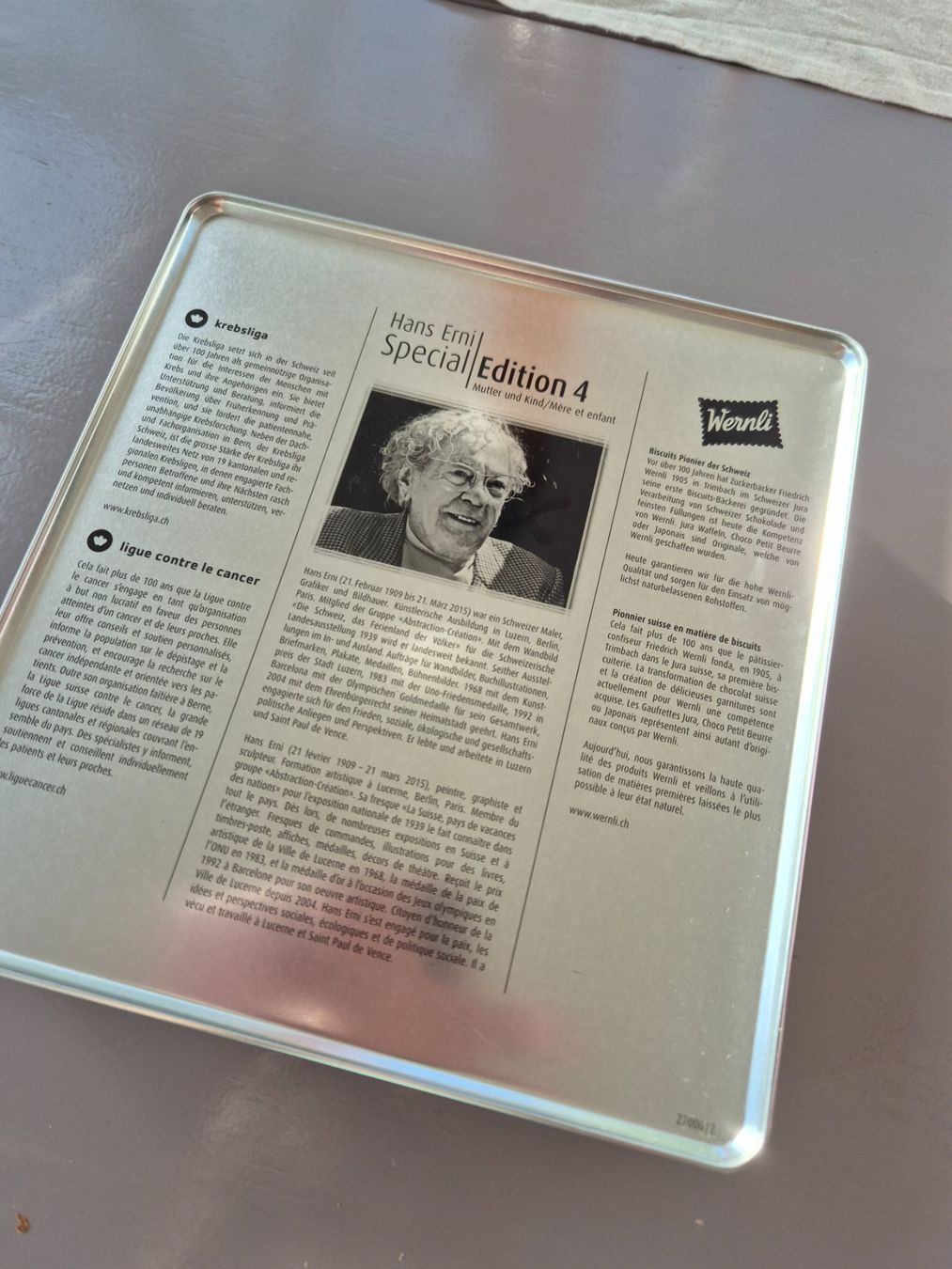 Recipients et similaires: Hans Erni Biscuits Dose – D'occasion à Malters par Moeschi5 1