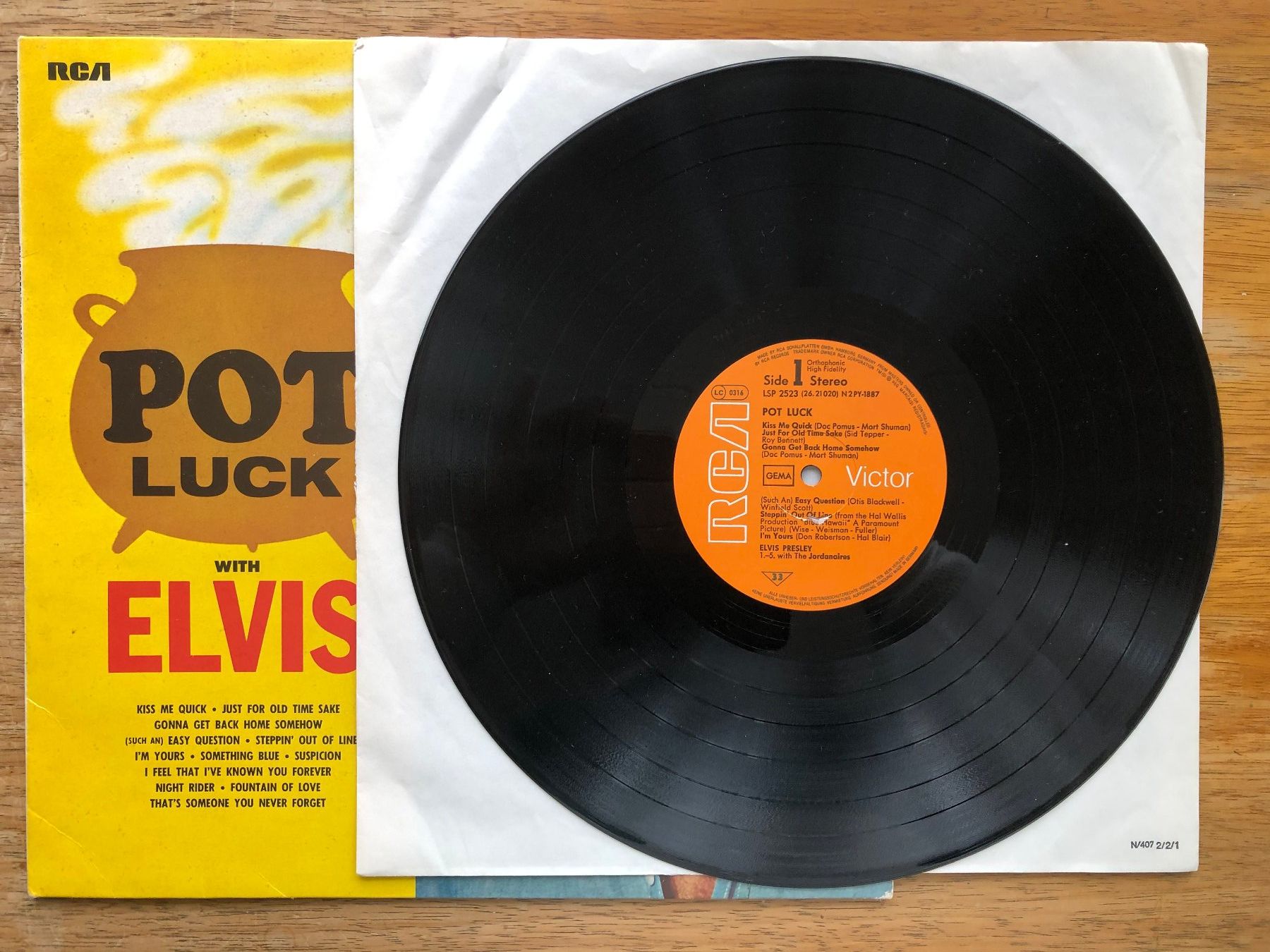 Dischi in vinile: Elvis – Pot luck (LP) – Usato da Grenchen venduto da Kogi7 2