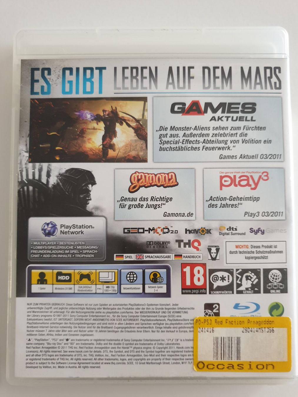 Giochi: Red Faction: Armageddon (PS3) – Usato da Zürich venduto da pau_y8mv 1