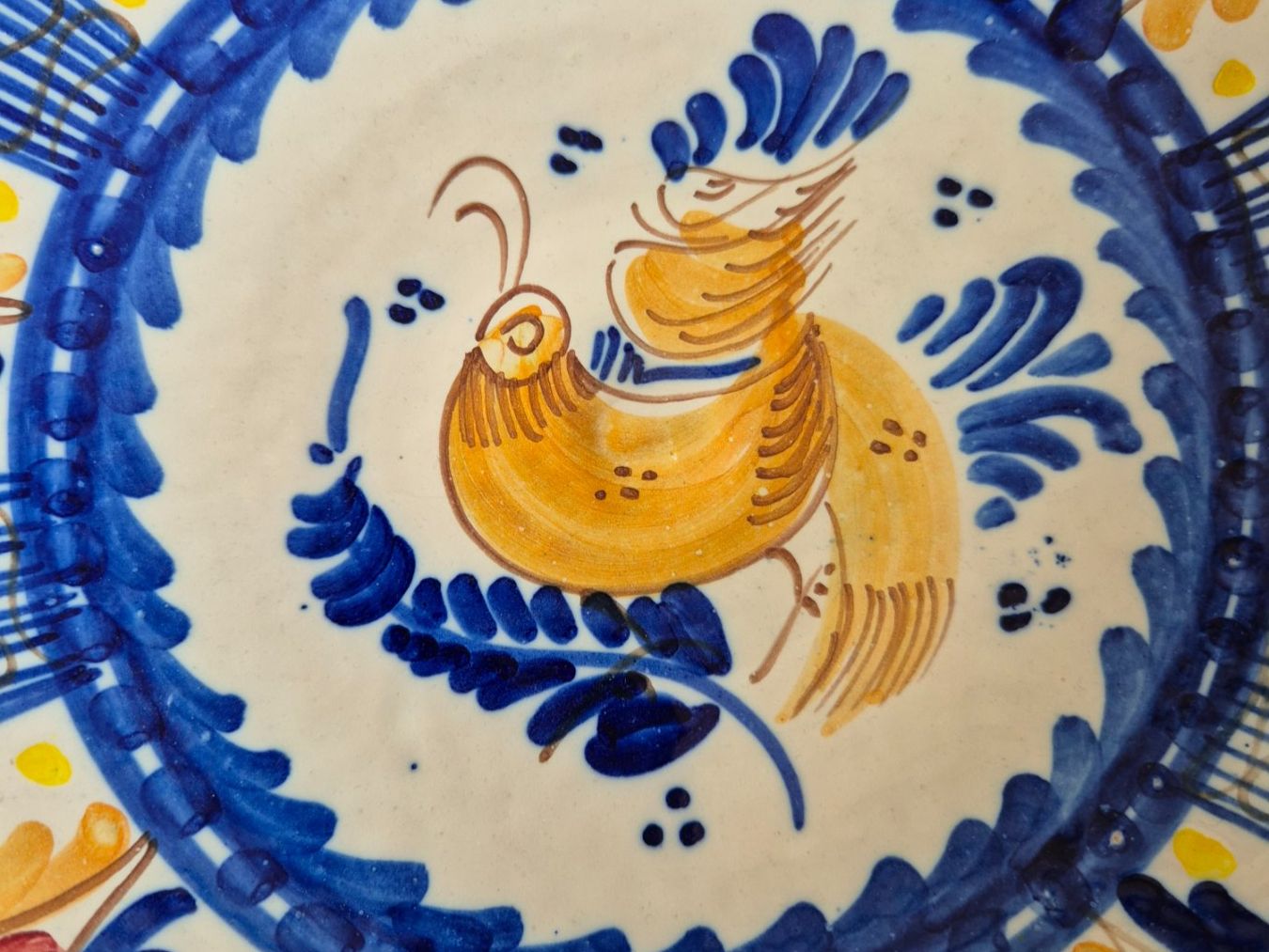 Piatti di portata: Assiette décoration faience Espagne C17 – Usato da Fully venduto da tameab 3
