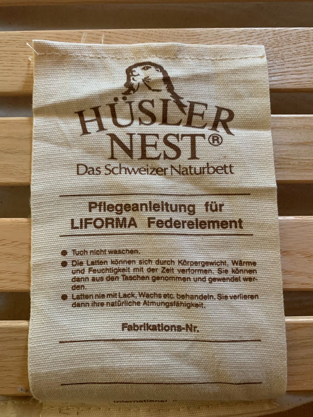 Hüsler Nest Reti a doghe: Hüsler Nest Liforma Federelement – Usato da Baldegg venduto da Sharan 2