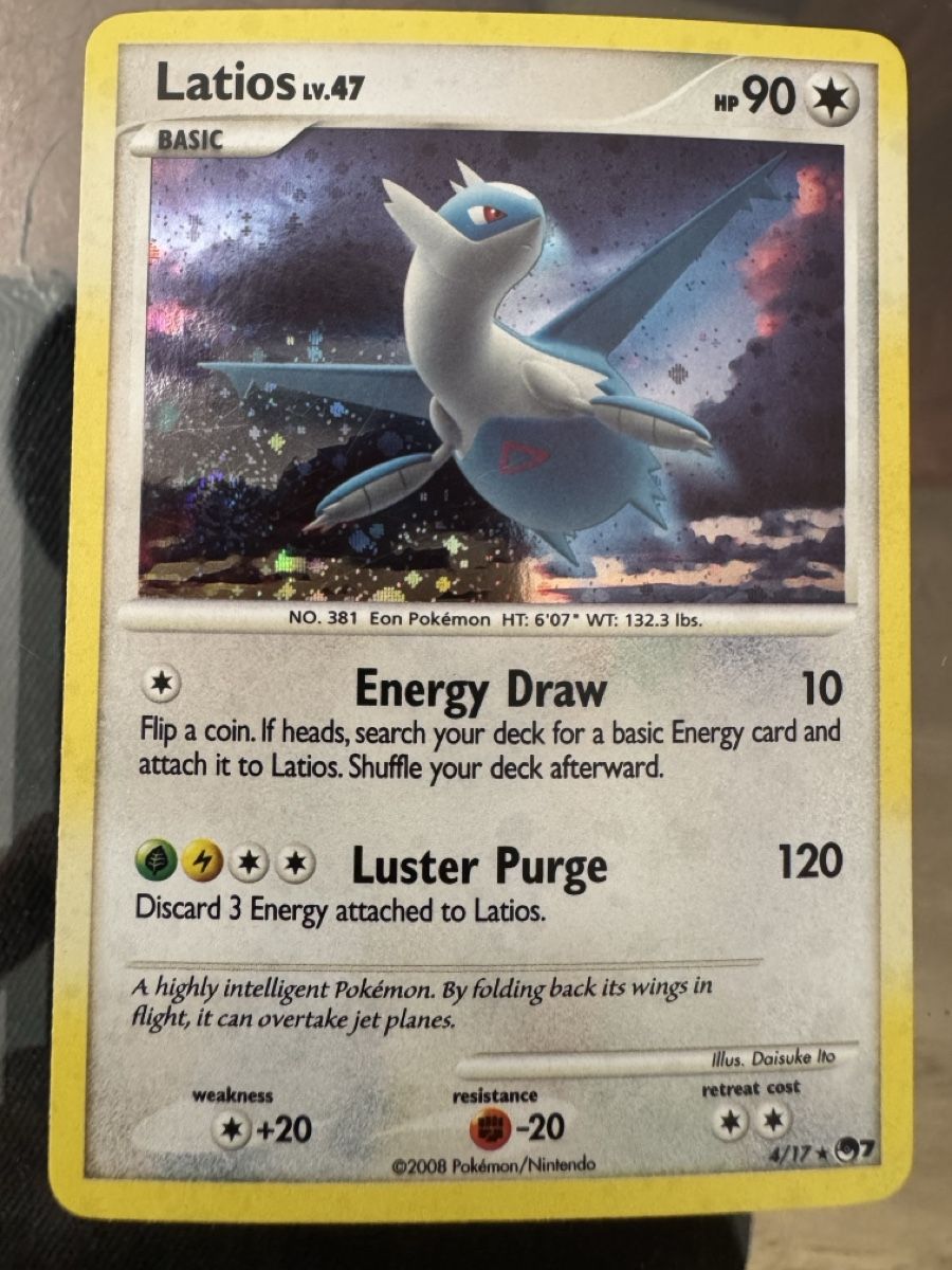 Pokémon Carte collezionabili: Pokemon Latios 4/17 Holo Pop Series 7 – Usato da Genève venduto da ana_8jdt