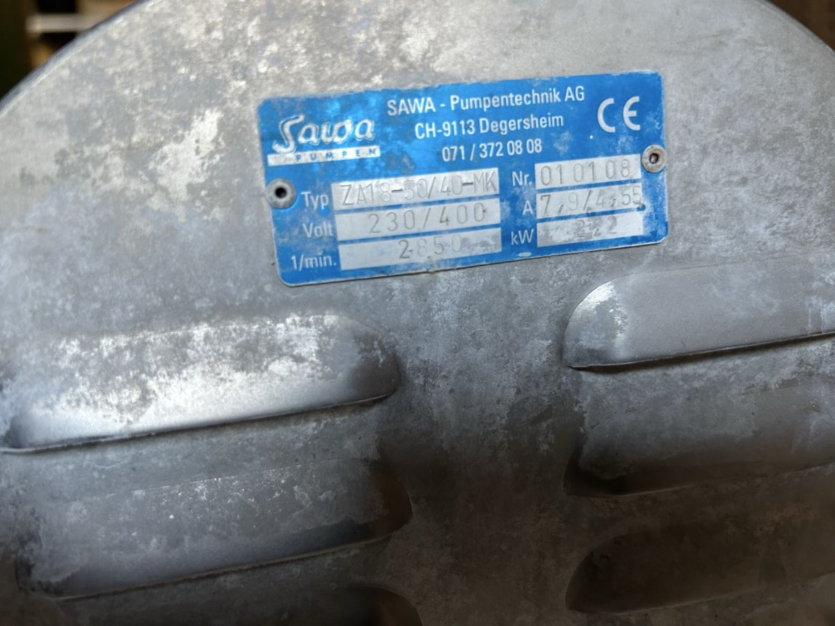Pompe & Parti di ricambio: Sawa Milchpume ZA18-50/40-MK – Usato da kehrsatz venduto da joco02 2