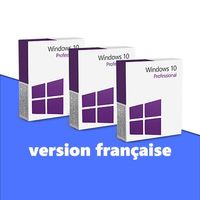 Windows 10 Pro (3 Keys) - FR