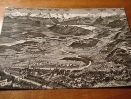 Bern, Panorama, 1960, gelaufen