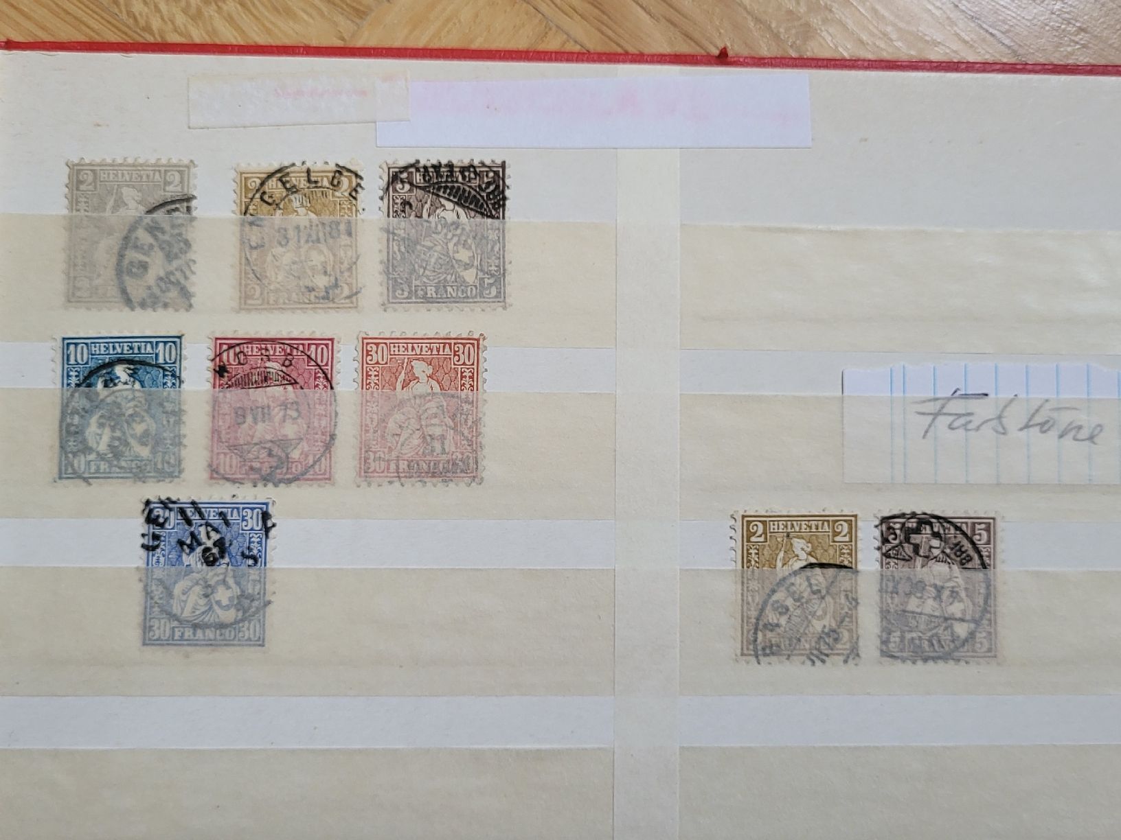Alle Briefmarken: Kleinlot Schweiz ab 1862 – Gebraucht aus stäfa von brandy66 1
