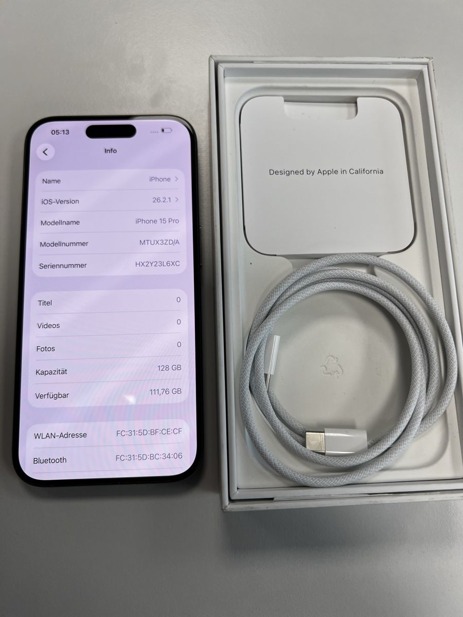 Apple Handys / Smartphones: Iphone 15 Pro 128 GB 82% – Gebraucht aus Bäretswil von ja4_gxz6 2