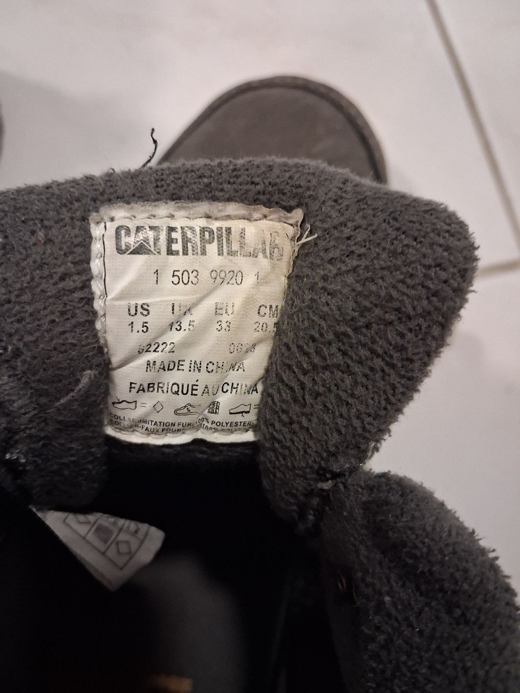 Caterpillar Scarpe per ragazzi: Winterboots von CAT, Grösse 33 – Usato da Weiach venduto da Musikmaengu 1