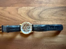 Thomas Earnshaw Skeleton Automatik Herrenuhr – Gold / Schwar