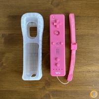 Wii Remote Controller Pink mit Silikonhülle