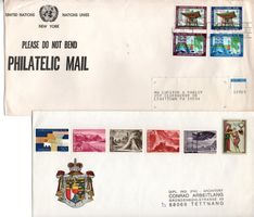 DOCUMENTI FILATELICI - BUSTE VIAGGIATE DI GRANDI DIMENSIONI