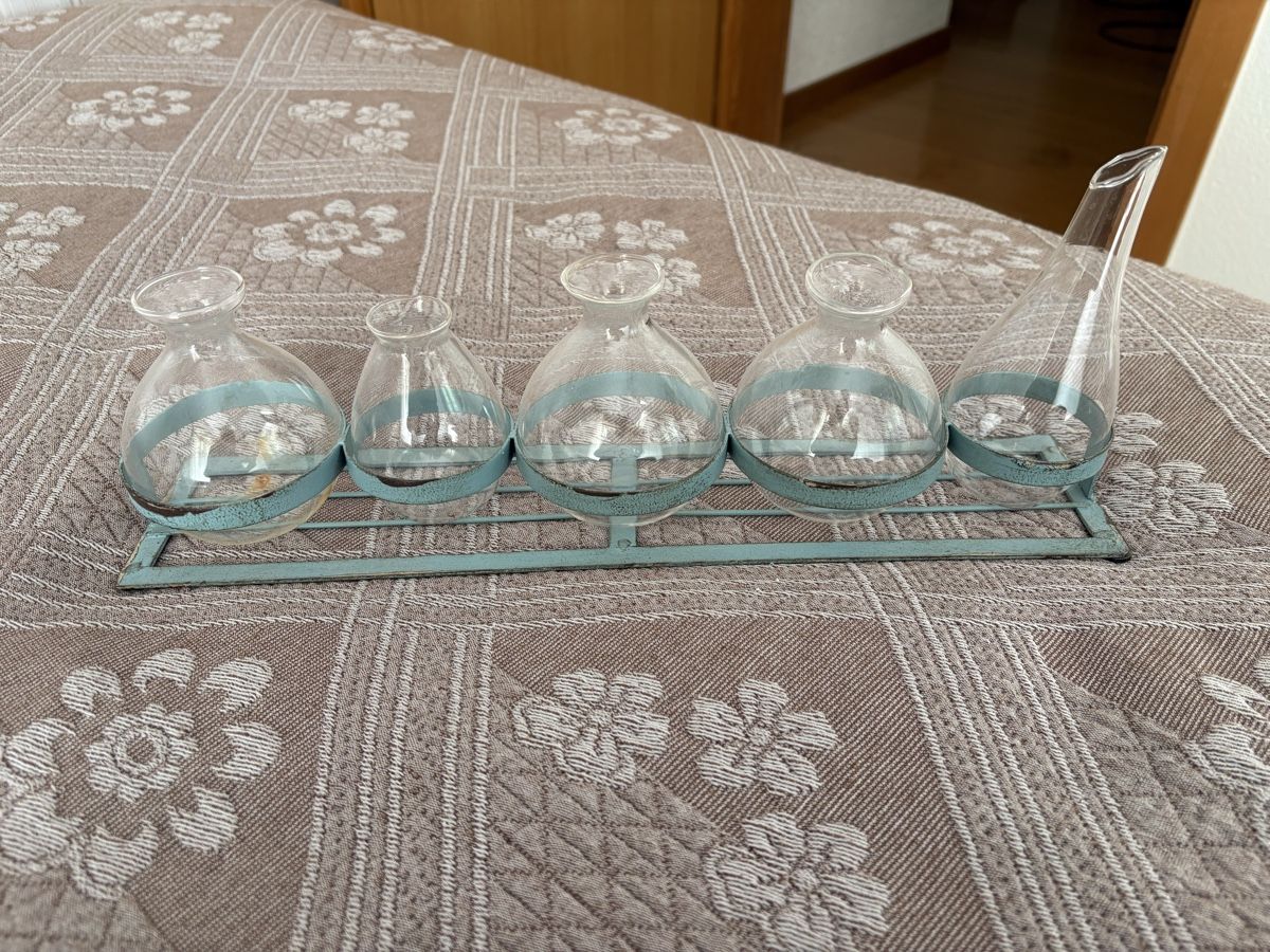 Vasi & Recipienti: Déco Vintage - support et 5 vases en verre – Usato da Zweisimmen venduto da Domii 3