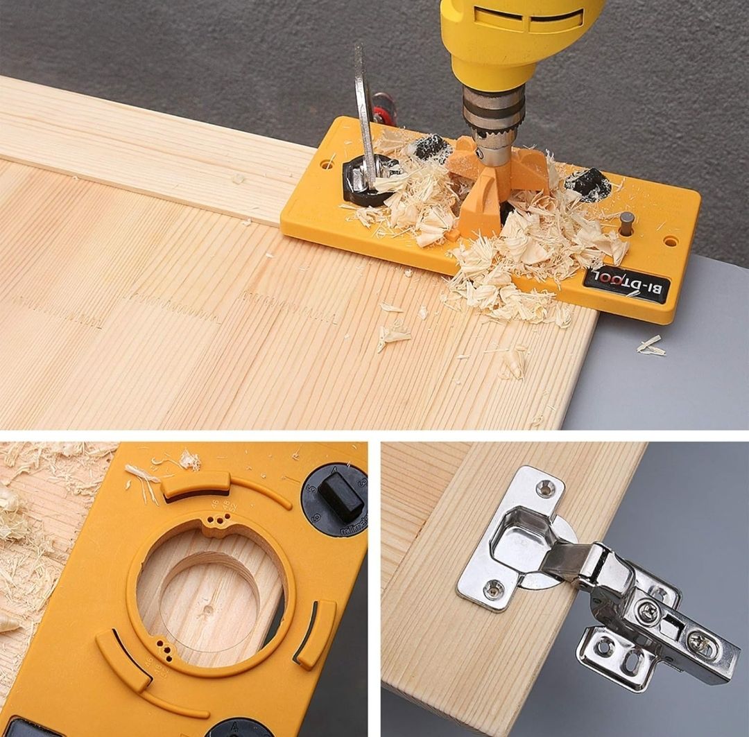 Tutti gli attrezzi: BI-DTool Scharnier Bohrschablone 35mm neu – Nuovo e nell'imballaggio originale da Basel venduto da ego_m6pr 4
