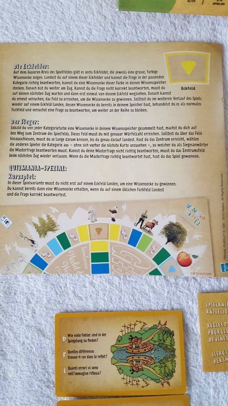 Giochi: Trivial Pursuit , Quiz-Mania – Nuovo e nell'imballaggio originale da Schönengrund venduto da Liane63 6