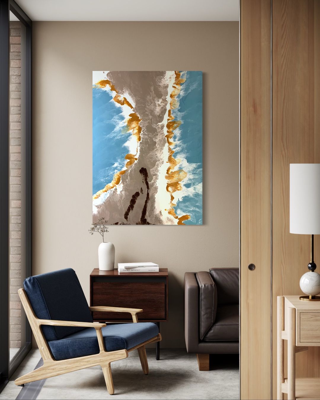 Dipinti: Original abstraktes Acryl Kunstwerk – Nuovo e nell'imballaggio originale da Luzern venduto da edmundart 1