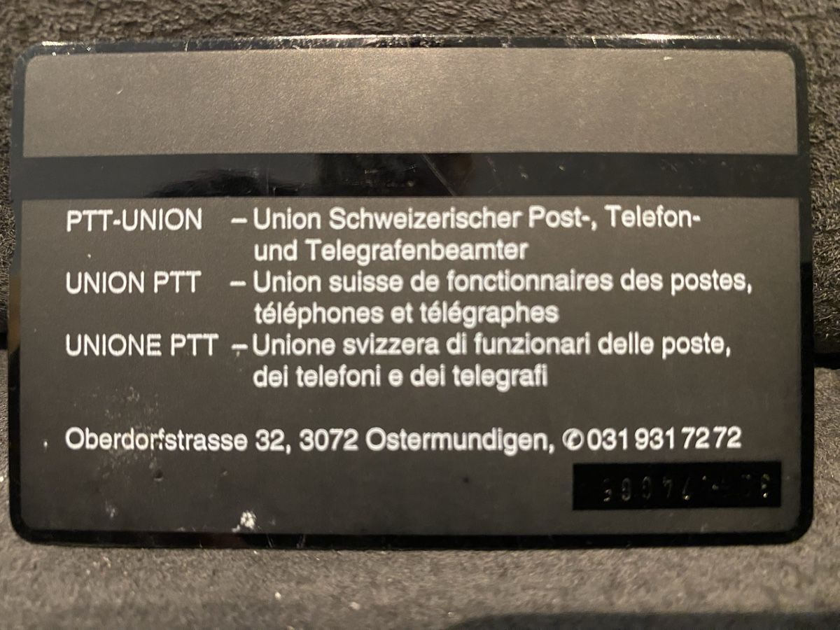 Telefon- & Taxkarten: P-taxcard – Gebraucht aus Lausanne von babacard10 1