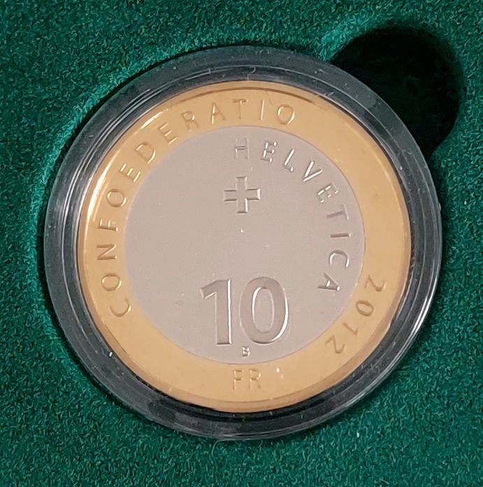 Tutti le monete: 10 Fr. Gedenkmünze 2012 pp Ringkuhkämpfe Box – Nuovo (secondo la descrizione) da Arch venduto da moneyswiss 2