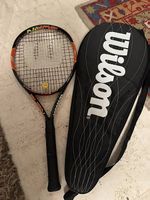 Racchetta tennis junior Wilson Burn 25 + custodia usata poca