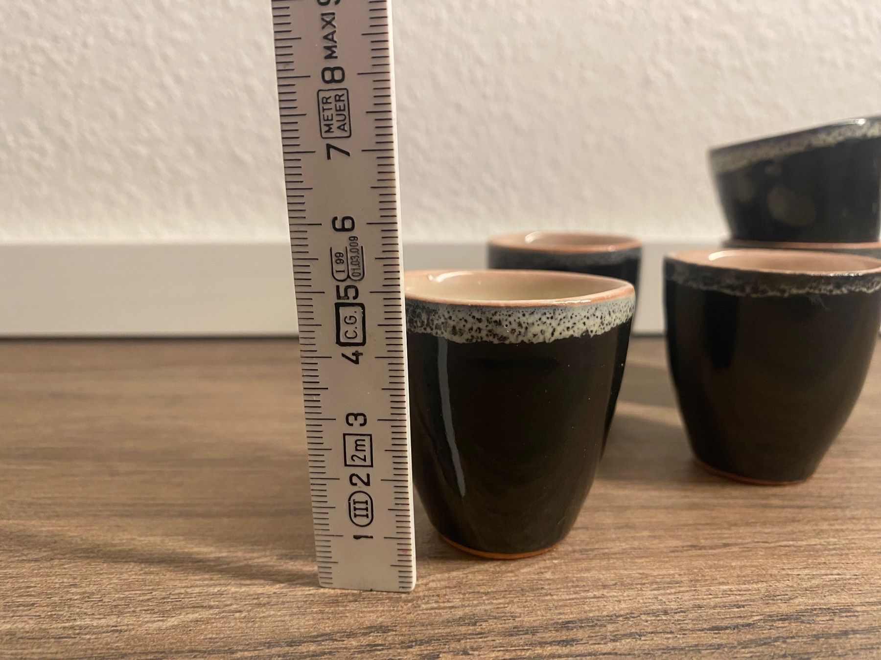 Sonstiges Geschirr: 5x Töpfchen / Eierbecher klein 5 cm hoch – Gebraucht aus Pratteln von a23_j2gs 4