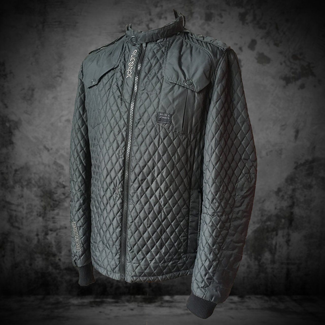 Jack & Jones Vestes: Jacket Jack & Jones Grey Men M – D'occasion à Genève par ang_7j7j